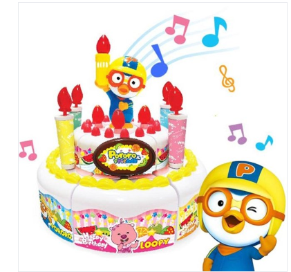 뽀로로 멜로디 생일케익