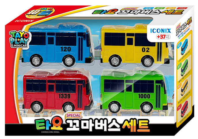 타요 스페셜 꼬마버스세트 4종
