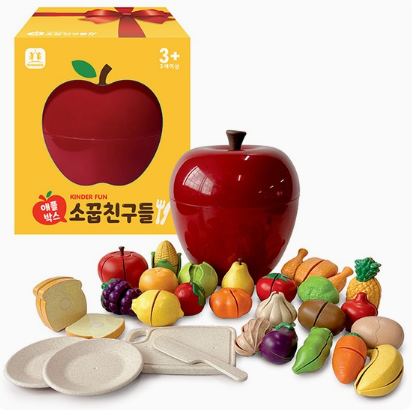 킨더펀 애플박스 소꿉놀이세트