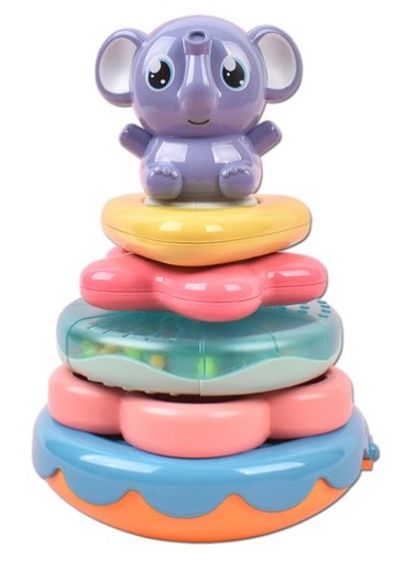 코끼리 뮤직 링쌓기