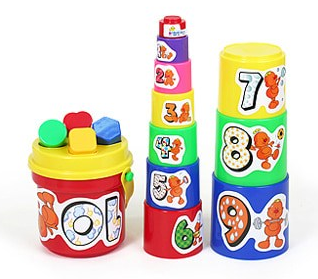 뿡뿡이 컵쌓기 블록